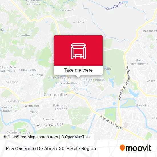 Rua Casemiro De Abreu, 30 map