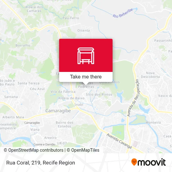 Rua Coral, 219 map