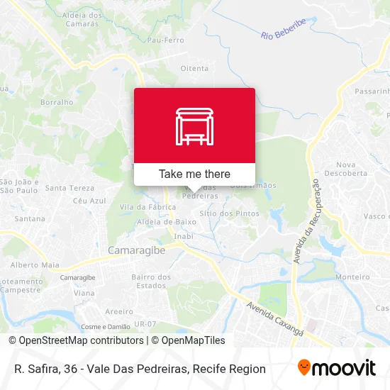 R. Safira, 36 - Vale Das Pedreiras map