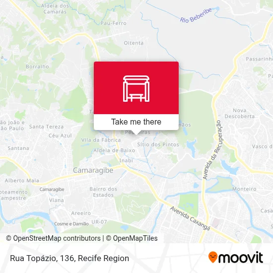 Rua Topázio, 136 map