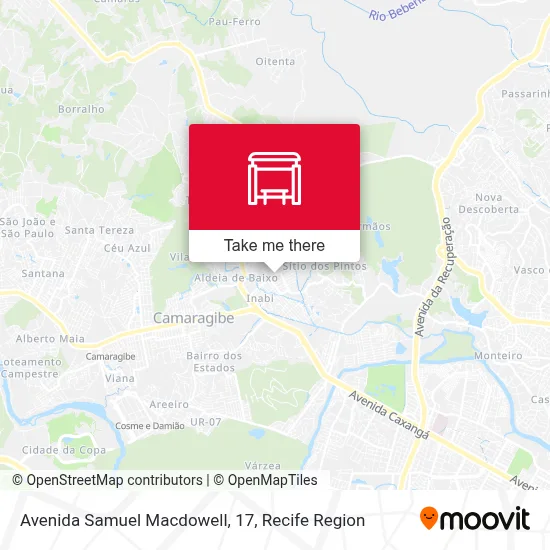 Avenida Samuel Macdowell, 17 map