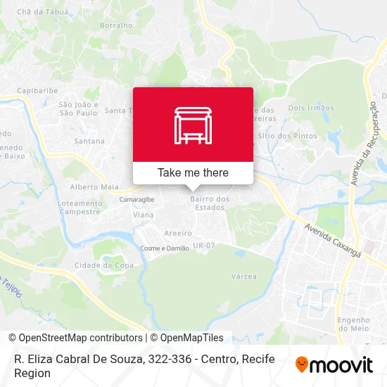 R. Eliza Cabral De Souza, 322-336 - Centro map