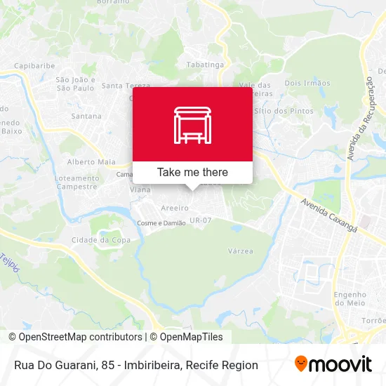 Rua Do Guarani, 85 - Imbiribeira map