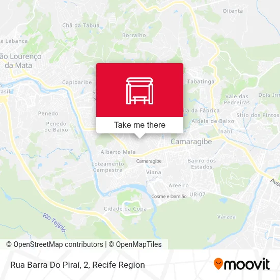 Rua Barra Do Piraí, 2 map