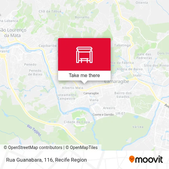 Rua Guanabara, 116 map