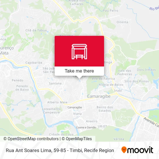 Rua Ant Soares Lima, 59-85 - Timbi map