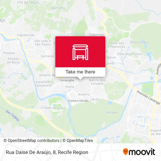 Rua Daise De Araújo, 8 map