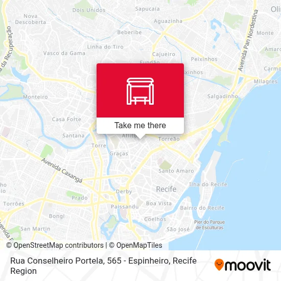 Rua Conselheiro Portela, 565 - Espinheiro map