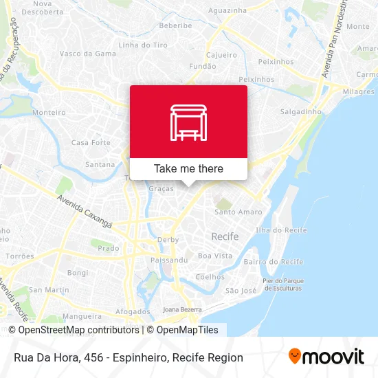 Rua Da Hora, 456 - Espinheiro map