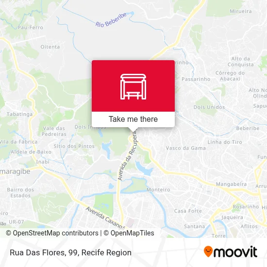 Rua Das Flores, 99 map