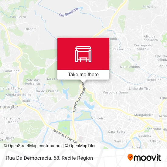Rua Da Democracia, 68 map