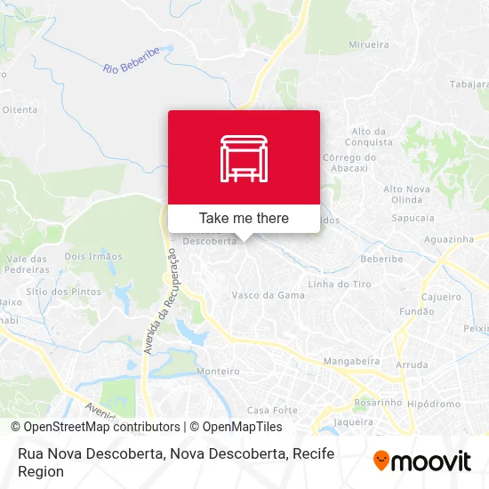 Rua Nova Descoberta, Nova Descoberta map
