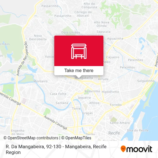 R. Da Mangabeira, 92-130 - Mangabeira map