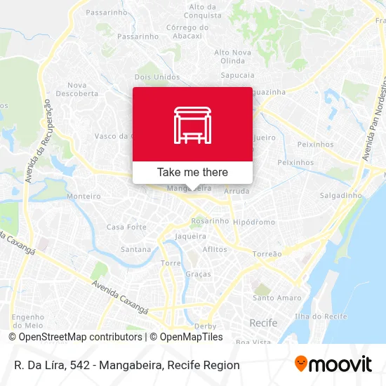 R. Da Líra, 542 - Mangabeira map