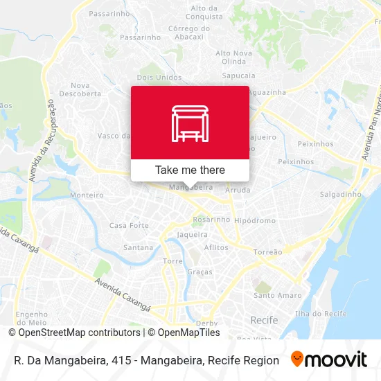 R. Da Mangabeira, 415 - Mangabeira map