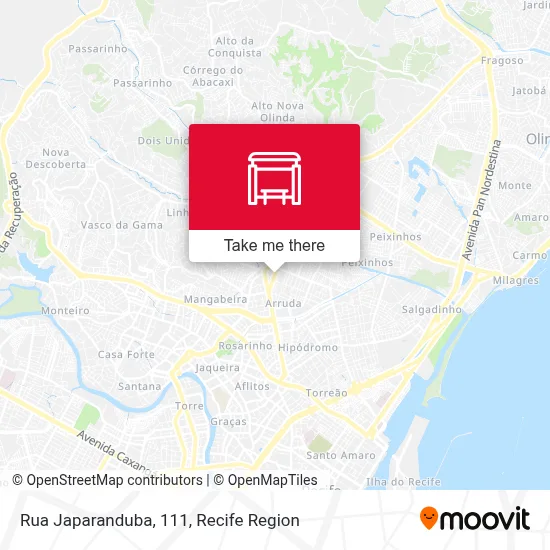Rua Japaranduba, 111 map