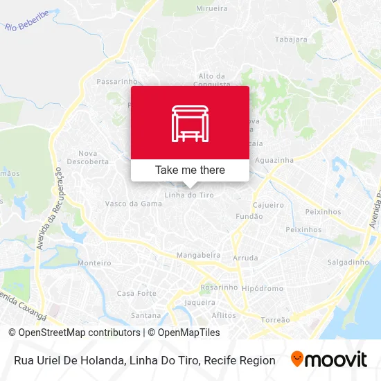 Rua Uriel De Holanda, Linha Do Tiro map