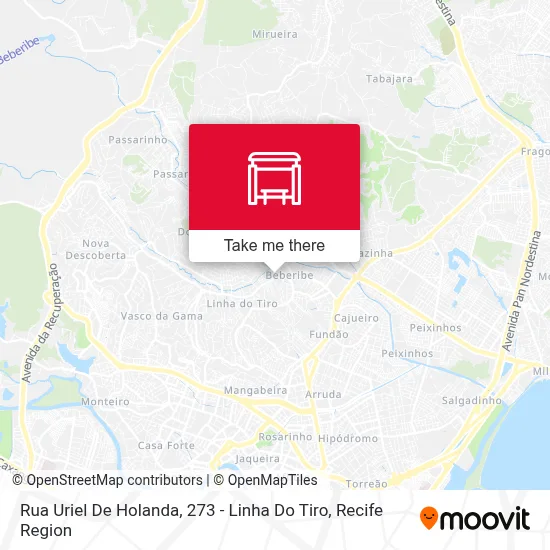 Rua Uriel De Holanda, 273 - Linha Do Tiro map