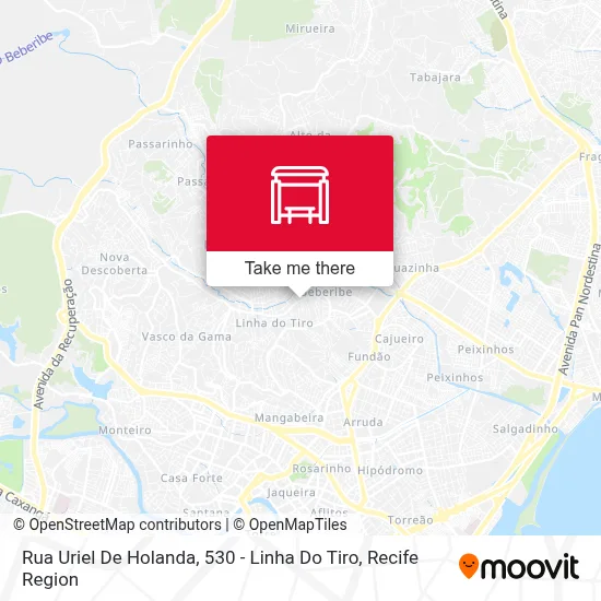 Rua Uriel De Holanda, 530 - Linha Do Tiro map