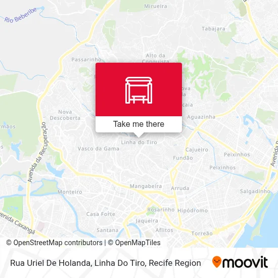 Rua Uriel De Holanda, Linha Do Tiro map