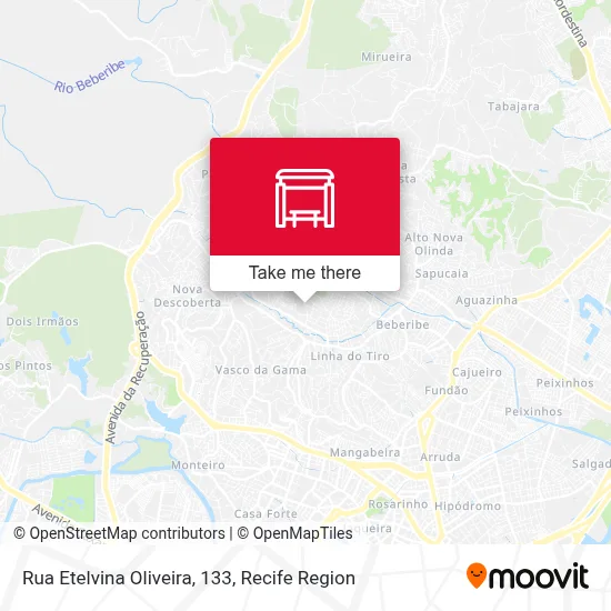 Rua Etelvina Oliveira, 133 map