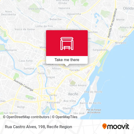 Rua Castro Alves, 198 map