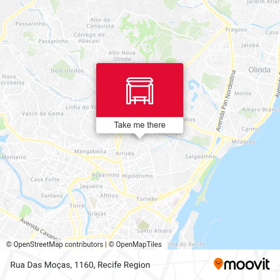 Rua Das Moças, 1160 map