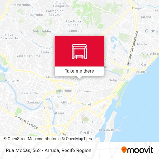 Rua Moças, 562 - Arruda map