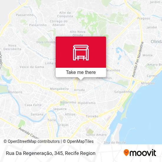 Rua Da Regeneração, 345 map