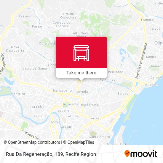 Rua Da Regeneração, 189 map