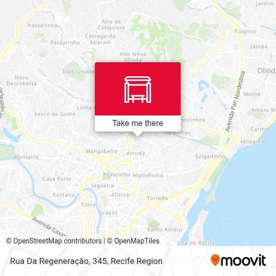 Rua Da Regeneração, 345 map