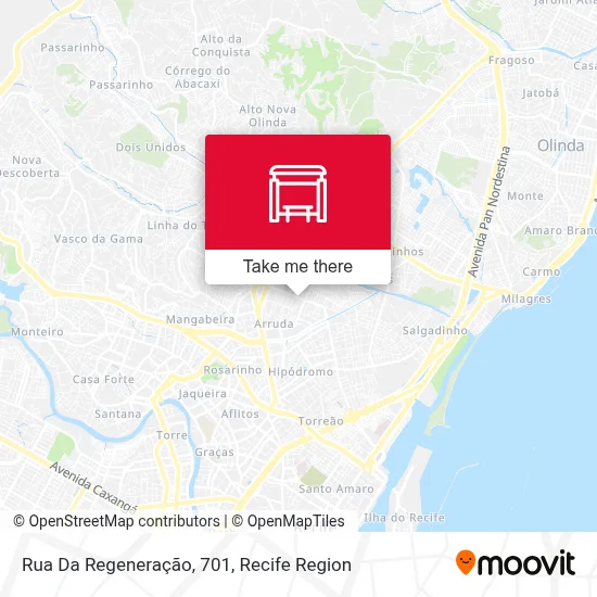 Rua Da Regeneração, 701 map