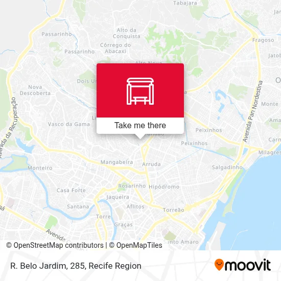 R. Belo Jardim, 285 map