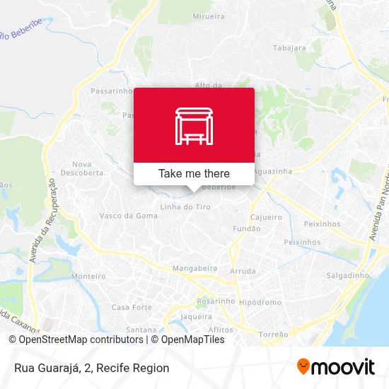 Rua Guarajá, 2 map