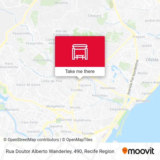 Rua Doutor Alberto Wanderley, 490 map