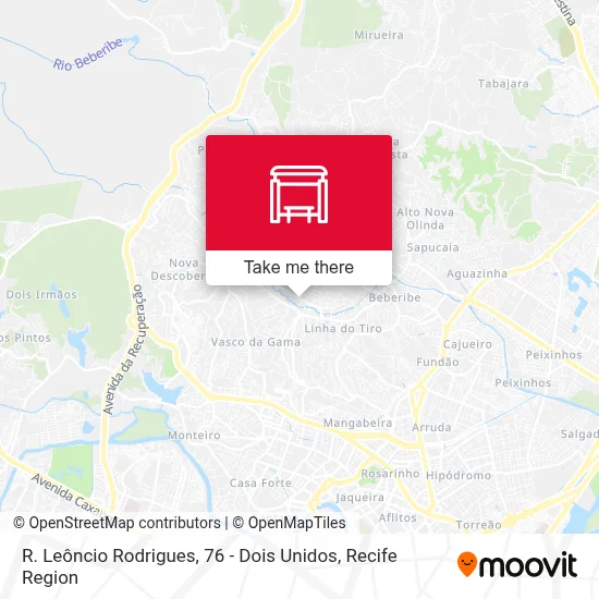 R. Leôncio Rodrigues, 76 - Dois Unidos map