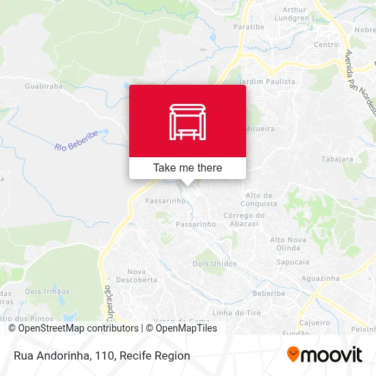 Rua Andorinha, 110 map