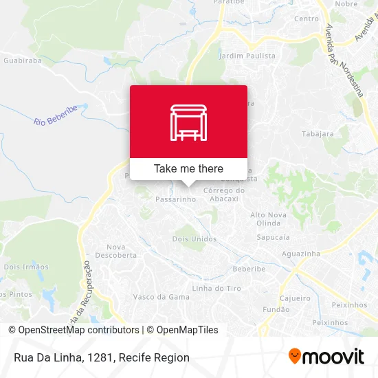 Rua Da Linha, 1281 map