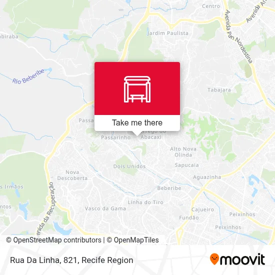 Rua Da Linha, 821 map