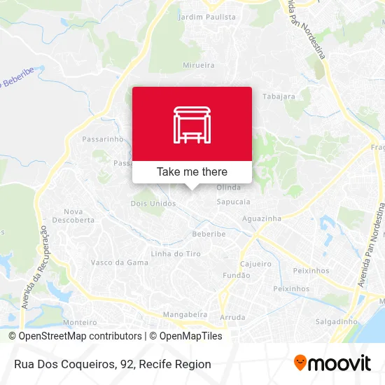 Rua Dos Coqueiros, 92 map