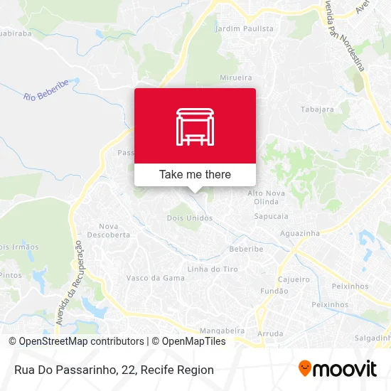 Rua Do Passarinho, 22 map