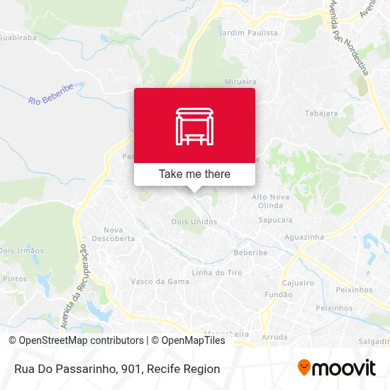 Rua Do Passarinho, 901 map
