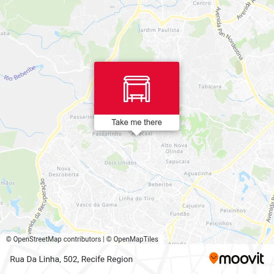 Rua Da Linha, 502 map