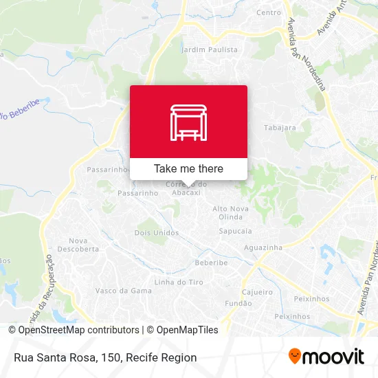 Rua Santa Rosa, 150 map