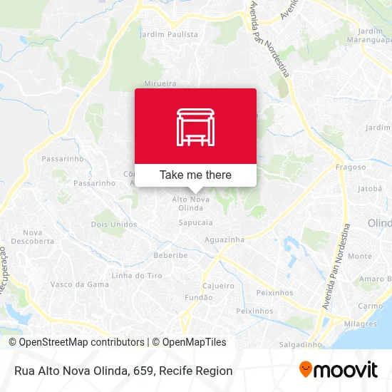 Rua Alto Nova Olinda, 659 map