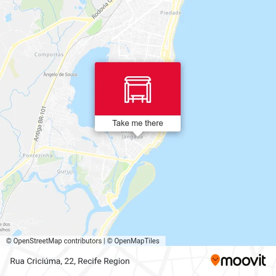 Rua Criciúma, 22 map