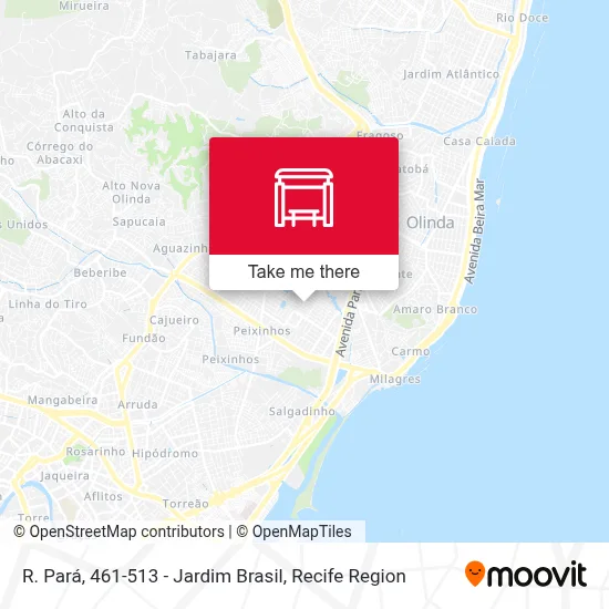 R. Pará, 461-513 - Jardim Brasil map