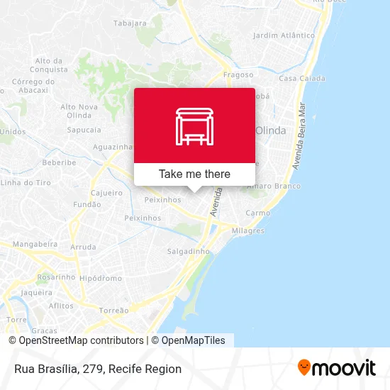 Rua Brasília, 279 map