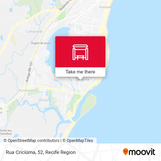 Rua Criciúma, 52 map