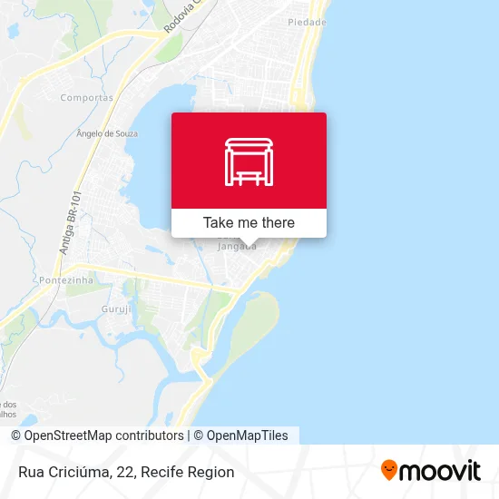 Rua Criciúma, 22 map